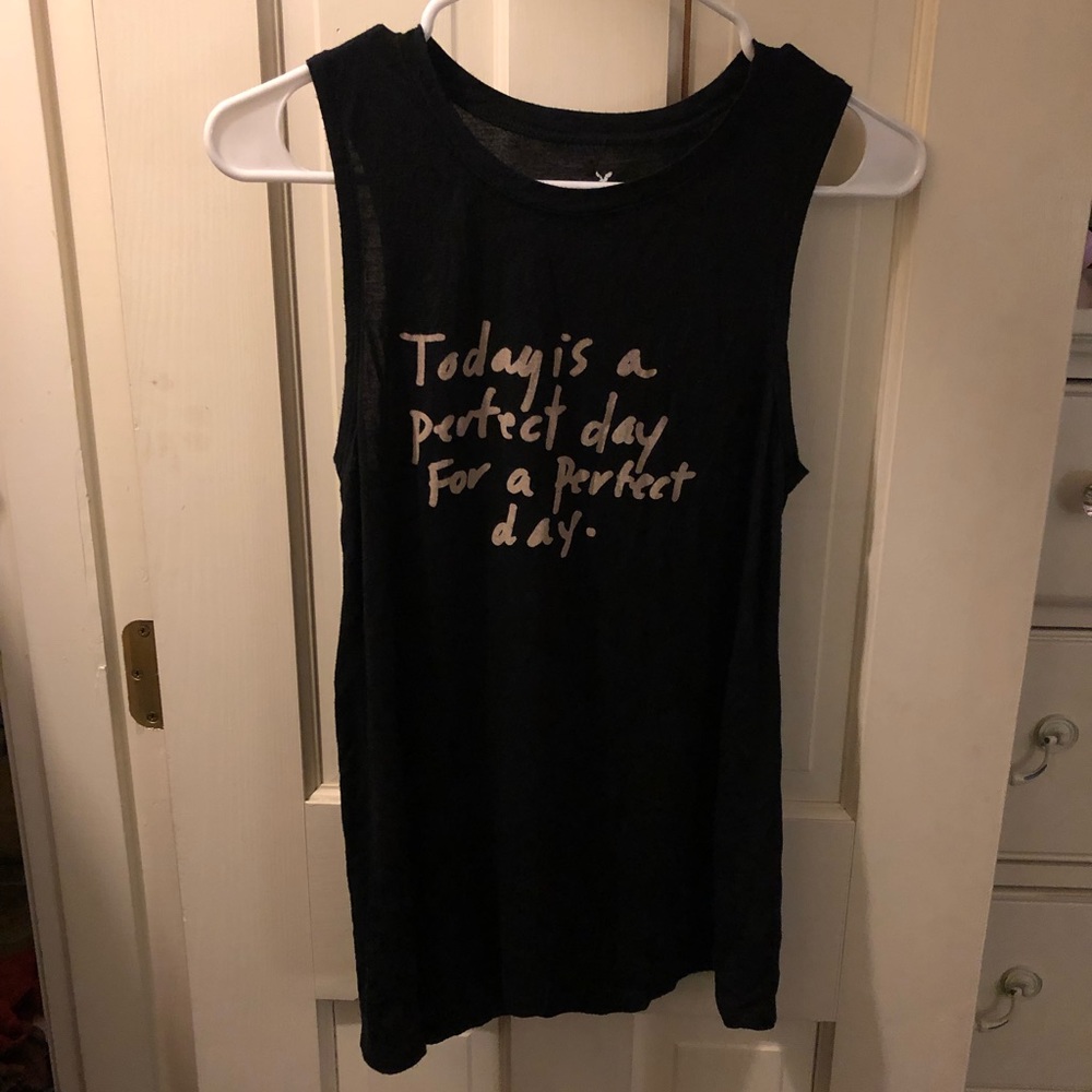 Black tank top from American Eagle Outfitters
